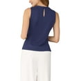 thumbnail image 3 of INSPIRE CHIC Women's Summer Sleeveless Top Casual Work Office Beaded Tank Blouses Tops XL Dark Blue, 3 of 5