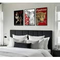 thumbnail image 3 of Trendy Red Leopard Wall Hieng Fashion Black White Disco Ball Pictures Wall Decor Luxury Club Posters Funky Cheetah Girly Canvas Hieng Glam Y2K Aesthetic Magazine Prints for ApHiengment Dorm Decor,, 3 of 6