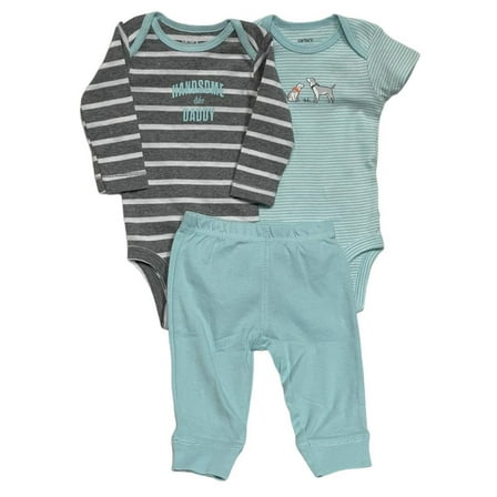 Carter's Baby Boys' 3 Piece Take Me Away Set Baby - Dog - 3M