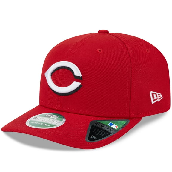 Men's New Era  Red Cincinnati Reds Player Replica 9SEVENTY Adjustable Hat