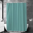 thumbnail image 6 of Fabric Shower Curtain With 12 Hooks, Modern Minimalist Shower Curtain, Light-Weight Cloth & Machine Washable, Six Colors Choices, 70.87 X 70.87 Inches, 6 of 6