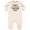 Natural Heather, variant on Daddys Future Hunting Buddy Baby Fleece Romper