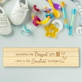 thumbnail image 4 of Pregnancy Wooden Announcement Gifts Pregnancy Test Keepsake Box Laser Engraving Box Surprise Announcement Gift with Raffia Ribbon to Husband Grandparents Parents 8x2x1.2inch DIY, 4 of 9