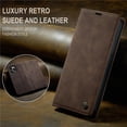 thumbnail image 2 of CaseMe for iPhone 15 Pro Max, Wallet Case Soft PU Leather Flip Case Magnetic Stand Flip Protective Cover Leather Case with ID & Credit Card Slots Holder Case-Coffee, 2 of 8