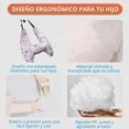 thumbnail image 3 of Almohada en Forma de H - Almohada de Coche para Niños - Almohada de Viaje para Carro - Almohada de Viaje para niños - Reposa Cabezas para Auto - Almohada para Cinturon de Seguridad (Sirenas), 3 of 7
