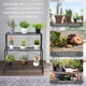 thumbnail image 4 of Costway Estantería de Metal para Plantas de 3 Niveles para Macetas Estantería de Escalera para Flores en Patio Jardín Balcón 74 x 66 x 70 cm, 4 of 8