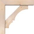 thumbnail image 3 of Ekena Millwork 7 1/2"W x 38"D x 38"H Balboa Block Smooth Bracket w/ Offset Brace, Douglas Fir, 3 of 25