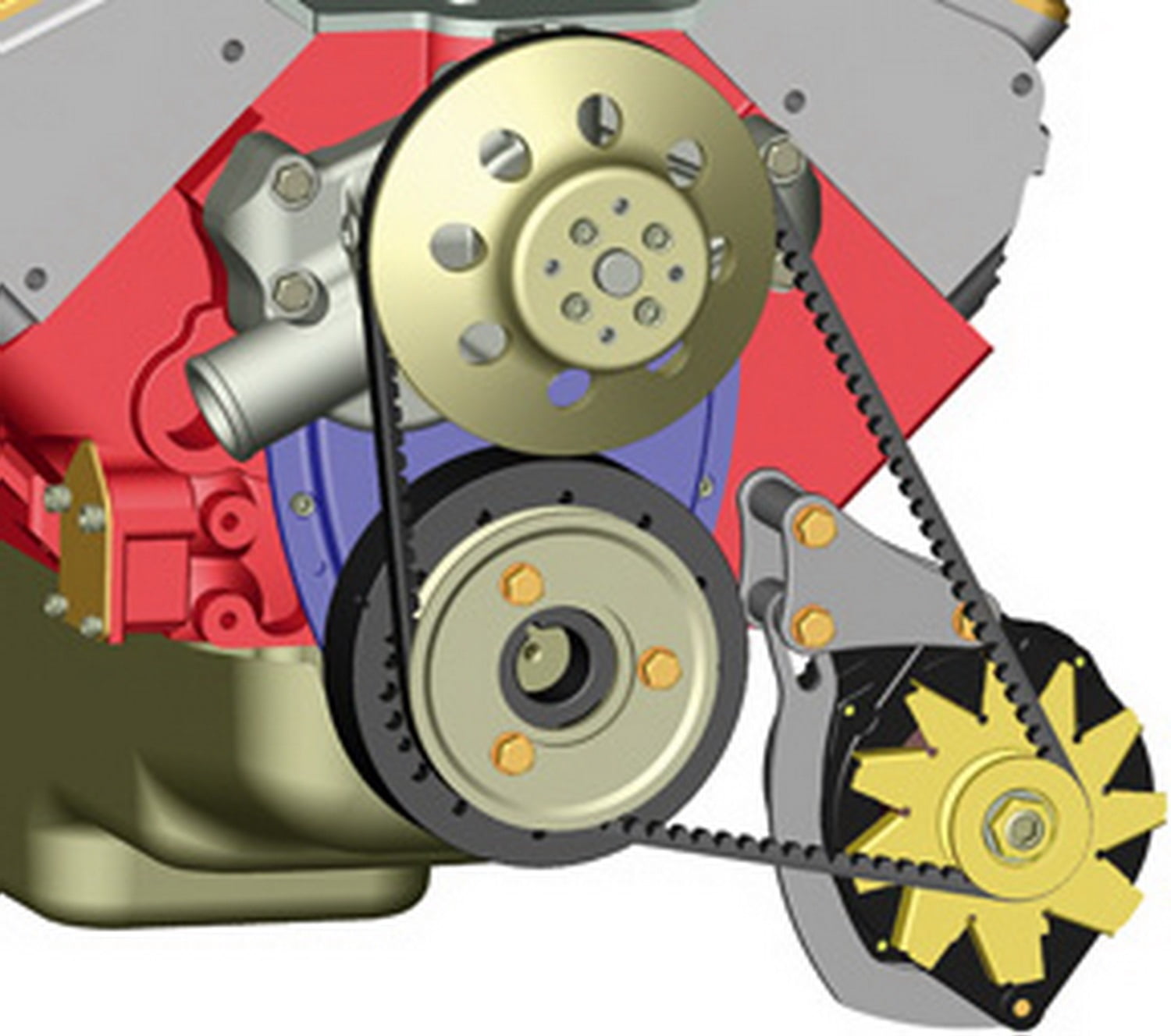 Bracket - SBC Low Mount Alternator for 8002/8003