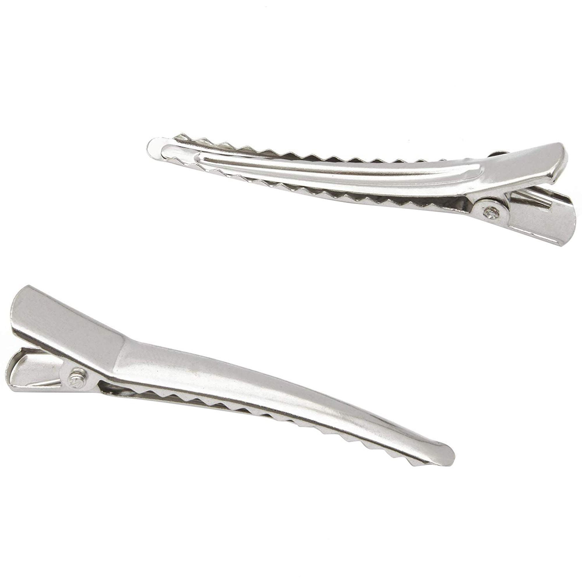 120 Pack Silver 2 In Alligator Crocodile Hair Clips For Women Girls
