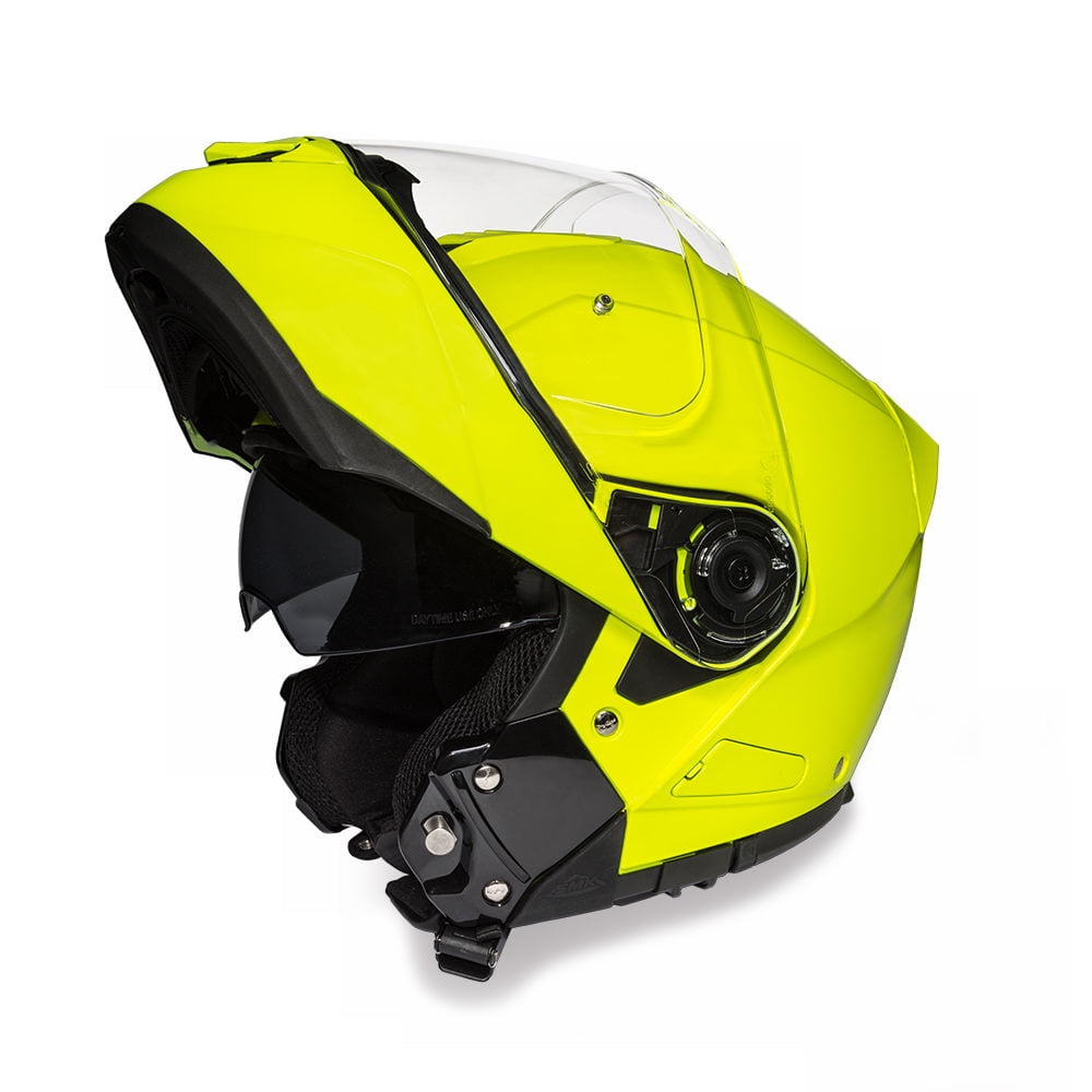 Daytona Helmets MG1FY ‘Glide’ Fluorescent Yellow DOT Modular Helmet
