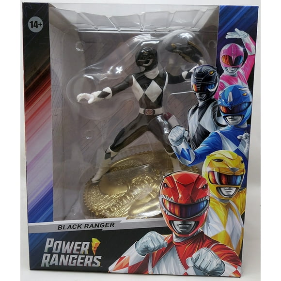 Power Rangers 8 Inch Statue Figure 1/8 Scale PVC - Black Ranger