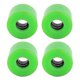 thumbnail image 4 of M Buder Ruedas de Patineta 60x45 mm / 2.36x1.77 in, Dureza 78A para Longboard Cruiser, Kit Repuestos de Poliuretano Alta Elasticidad y Agarre Antideslizante, 4 Unidades, Color Verde, 4 of 9