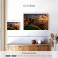 thumbnail image 3 of Elephant Stock Cliffs Of Moher Before Dark Wall Art - Horizontal Canvas Wall Art - Living Room Wall Decor - Photography Places Canvas - Brown And Orange Decor - 24" x 16", 3 of 4