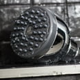 thumbnail image 6 of Aquabliss Daily Spa High-Pressure Shower Head Eco – 42 PressureForce Nozzles, Self-Cleaning Silicone Jets, Wide Pivoting Spray – Chrome, 6 of 9