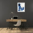 thumbnail image 3 of Douglass, Farrell 19x24 White Modern Wood Framed Museum Art Print Titled - Glacier Blue I, 3 of 4