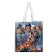 thumbnail image 1 of Archer Bolso de tela con estampado de lienzo para mujer, bolsa de compras reutilizable y estética, con cremallera interior, regalo para mujer, 35 × 40 cm., 1 of 6