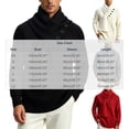 thumbnail image 3 of USNSM Men's Shawl Collar Button Front Knit Sweater Pullover Long Sleeve Business Casual Winter Warm Tops Gray XXL, 3 of 5