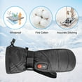 thumbnail image 6 of SAVIOR HEAT Far Infrared Heated Mitten Gloves For Men Women 7.4V Battery Waterproof Heated Leather Mittens, 6 of 11