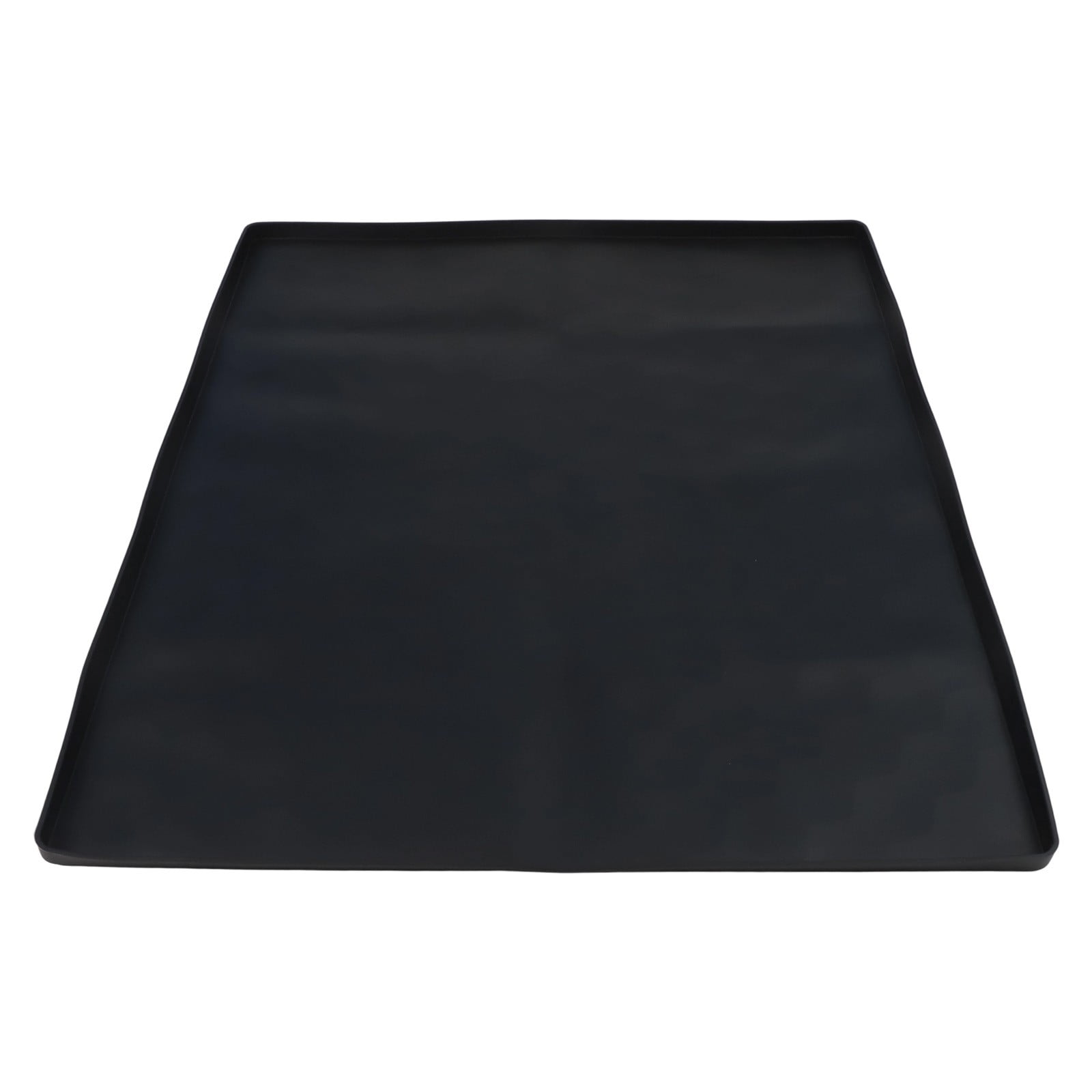 Mini Fridge Silicone Mat With Raised Edge Soft Under Refrigerator Mat Floor Protector Washable Multipurpose For Washing Machine