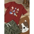 thumbnail image 3 of Funny Kids Birds Drawing T-Shirt Toddler -Image by Shutterstock,  5 Toddler, 3 of 4