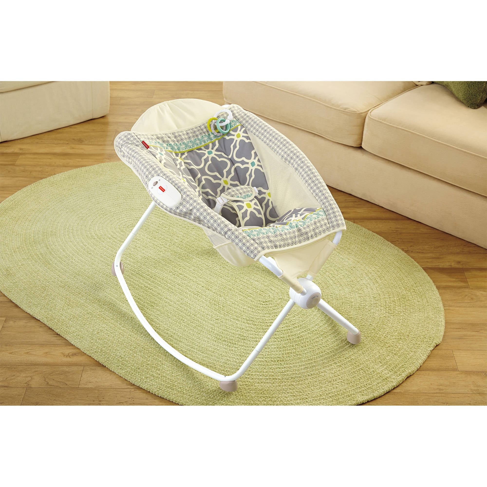fisher price rock n play yellow