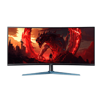 Restored Acer - Nitro Gaming 34” Curved QHD 180Hz 1ms FreeSync Premium Gaming Monitor (DisplayPort, HDMI) - Black (Refurbished)