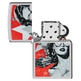 thumbnail image 4 of Zippo Glam Glasses Design High Polish Chrome Pocket Lighter, 4 of 6
