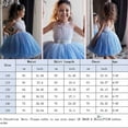 thumbnail image 7 of Girls Sleeveless Tutu Dress Layered Tulle Sparkly Wedding Party Gown 3-10Years, 7 of 7