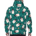 thumbnail image 7 of Fotbe Men's Hoodie with Halloween Ghosts Pattern - Kangaroo Pocket Pullover Hooded Sweatshirt, Perfect for Daily Wear, Travel, and Home-X-Large, 7 of 7