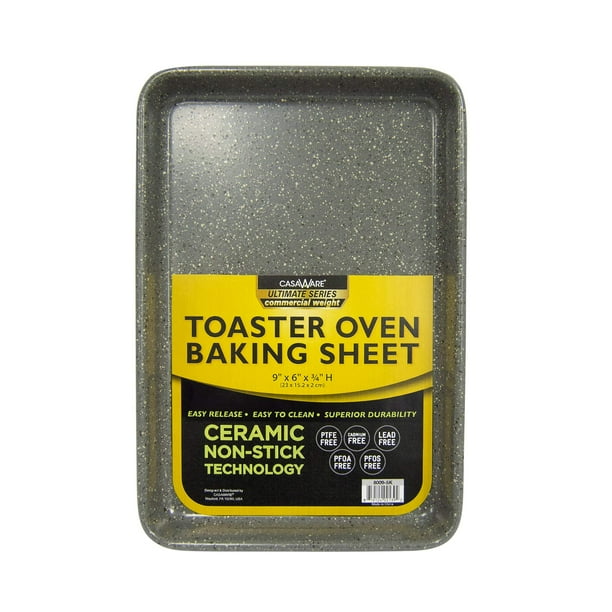126471 Cookie Sheet 9" x 6" Toaster Oven Silver