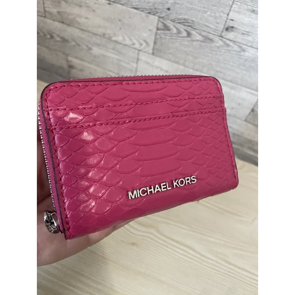 Michael Kors Electric Pink ZA Card Case