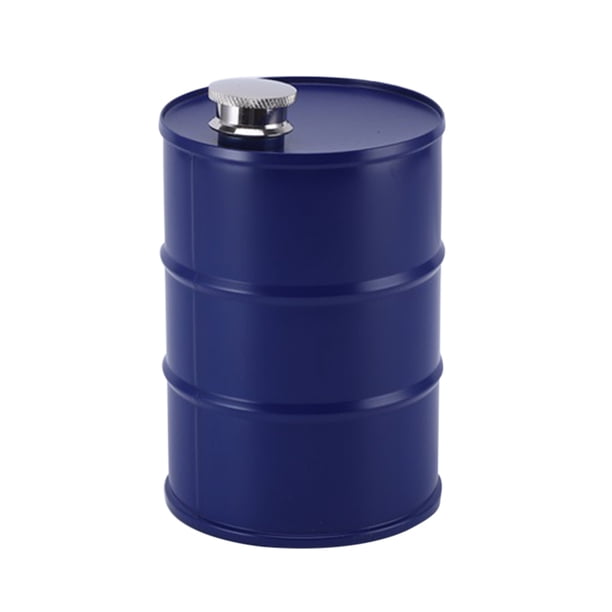 FLhrweasw Botella Bebida Alcohol Petaca Vino Barril 750 Ml para Acampar Al Aire Libre (azul)