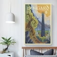 thumbnail image 5 of Lord of The Rings Retro Travel Poster Isengard Poster Cool Artworks Painting Wall Art Canvas Prints Hanging Picture Home Decor Posters Gift 16x24inch(40x60cm), 5 of 6