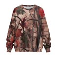 thumbnail image 3 of Garronmavis Pullover for Women Camo Oversized Camouflage Hunting Forest Crewneck Loose Daily Top Long Sleeve Tops with Pockets Pullover for Women, Size 3XL, 3 of 6