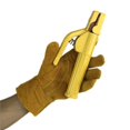 thumbnail image 5 of Heatproof Cowhides Handling Gloves Extended Forearm Protections Abrasion Resistant for Welding Grinding Operations, 5 of 11
