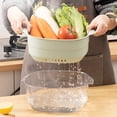 thumbnail image 1 of Kitchen Organizer Basket Food Safe Plastic Drainer Space Saving Storage Container For Vegetables Utensils Sturdy Design Easy Clean Multi Purpose Use, 1 of 6