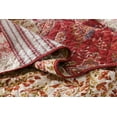thumbnail image 5 of Nordmiex Patchwork Cotton Quilt Set Red Floral Bedding Set, Queen, 5 of 7