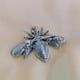 thumbnail image 3 of Broches de abeja bonitos de cristal grande de lujo, broche de aleación de diamantes de imitación de color gris champán, alfileres de fiesta para mujer, regalos de cumpleaños, 3 of 5