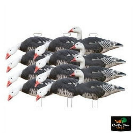 GHG Decoy Systems Pro-Grade XD Series Blue Goose Silhouette Decoys - 12 Pack