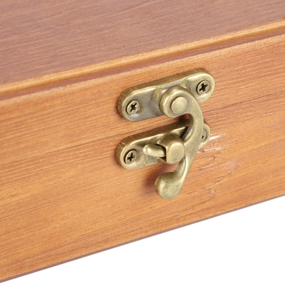 Wooden Box, Storage Box Wooden Storage Box, Wooden Tool Box Small Storage Box Stationery Jewelry for Makeup Sketch Set