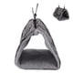 thumbnail image 5 of Casa Nido de Pájaro Cálida Cama Triangular de Lona Suave Hamaca de Algodón Cálido de Invierno para Paloma Loro Myna y Otras Mascotas Pequeñas 19x11x13cm / 7.5x4.3x5.1in Gris, 5 of 5