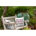 thumbnail image 5 of 20" x 20" Simply Daisy Home Sweet Home Indoor/Outdoor Pillow, Maroon Red Qty 1, 5 of 6
