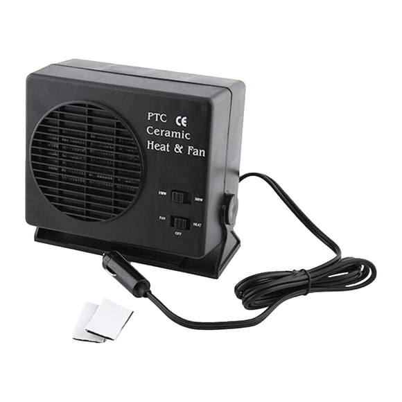 Ventilador calefactor portátil para coche, desempañador de ventanas, , 12 V, de cerámica