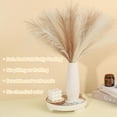 thumbnail image 2 of 30 Pcs Pampas Grass Decor 21.7" Fluffy Faux Short Brown Pampas Grass Artificial Small Pompas Grass Flower Vase Filler for Home Wedding Living Room Wall Party Decoration, 2 of 11