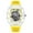 K-2393B Yellow, variant on Fashion Hollowed Men Watches Tonneau Transparent Analog Display Silicone Strap Calendar Quartz Waterproof Trend Male Wrist Watch