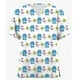 thumbnail image 4 of Camiseta de uniforme de trabajo de enfermera Camiseta de uniforme de trabajo de mujer Camiseta de manga corta con cuello en V Estampado de Toy Story de Disney Bolsillo de manga corta, 4 of 4