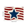 thumbnail image 2 of YiJuHui Independence Day Placemat, Patriotic American Flag Polyester Table Mat, Heat Resistant, Easy Clean, Non Slip Dining Mat for Picnic, Kitchen, Party Table Decoration, 2 of 4