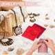 thumbnail image 4 of Bolsas de joyería de terciopelo de 3x3 pulgadas Uxcell, bolsas de regalo con botón a presión para almacenamiento de joyería, verdes 6 piezas, 4 of 6