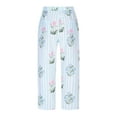 thumbnail image 4 of Runfenguu Golf Pants Women, Running Pants Women Women'S Casual Daily Regular Drawstring Pocket Casual Pants Multicolor Digital Printing Women'S Trousers, 4 of 6