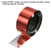 Uxcell 3 Pack 164ftx0.9 Ribbon Keep Away Bird Reflective Scare Tape, Red